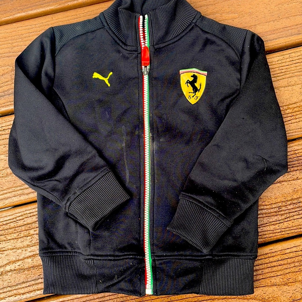Puma Ferrari sports jacket size 5 boys